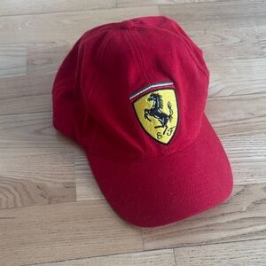 Ferrari cap red hat adjustable